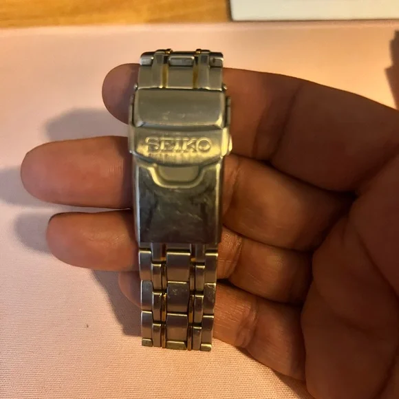Seiko Silver and Gold Luxury Bag